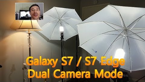 Galaxy S7 / S7 Edge: How to Enable DUAL CAMERA MODE- Take Photos / Videos