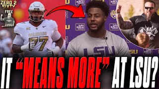 Jordan Seaton Says It "MEANS MORE" At LSU Than Colorado! | Zero 2 Sixty