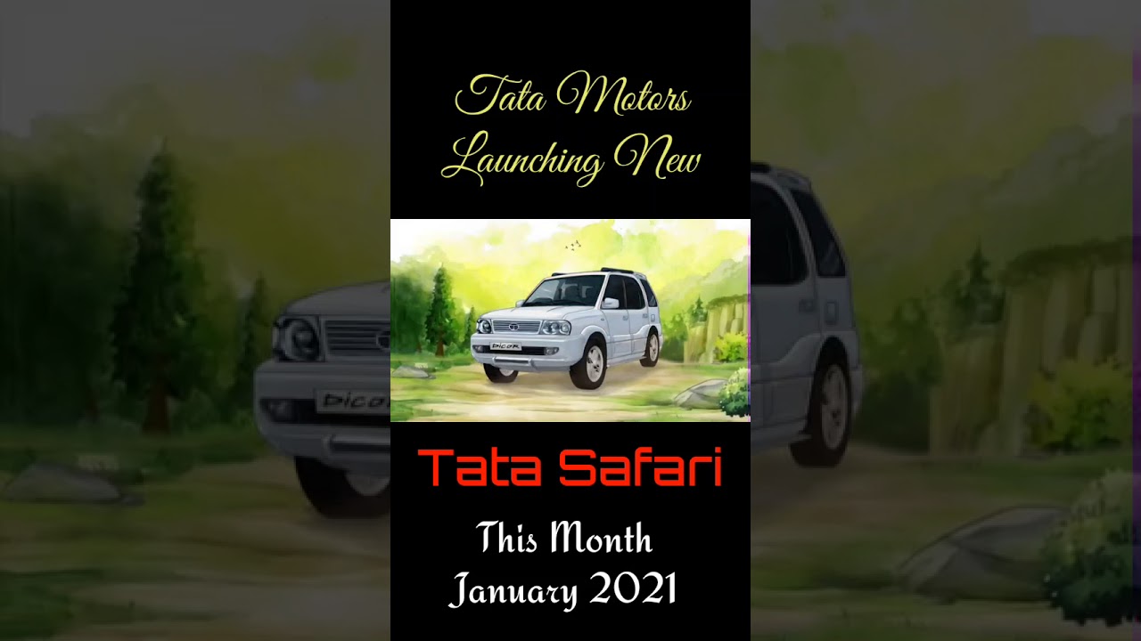All New Tata Safari 2021 Relaunching in January 2021 by Tata Motors 👍👍👍