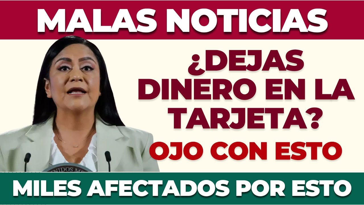 🕒 ¿Dejas dinero en la tarjeta?, ojo con esto ⚠️
