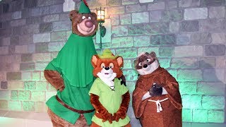 Robin Hood, Friar Tuck & Little John Meet & Greet At Dvc Moonlight Magic Event - Magic Kingdom 2018