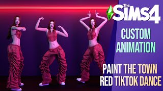 'Paint The Town Red' - Doja Cat (Sims 4 Dance Animation)