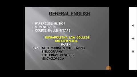 BA-LLB 3rd Sem, Subject- General English (BL-3001), Lecture-4, By Ms. Astha Sharma
