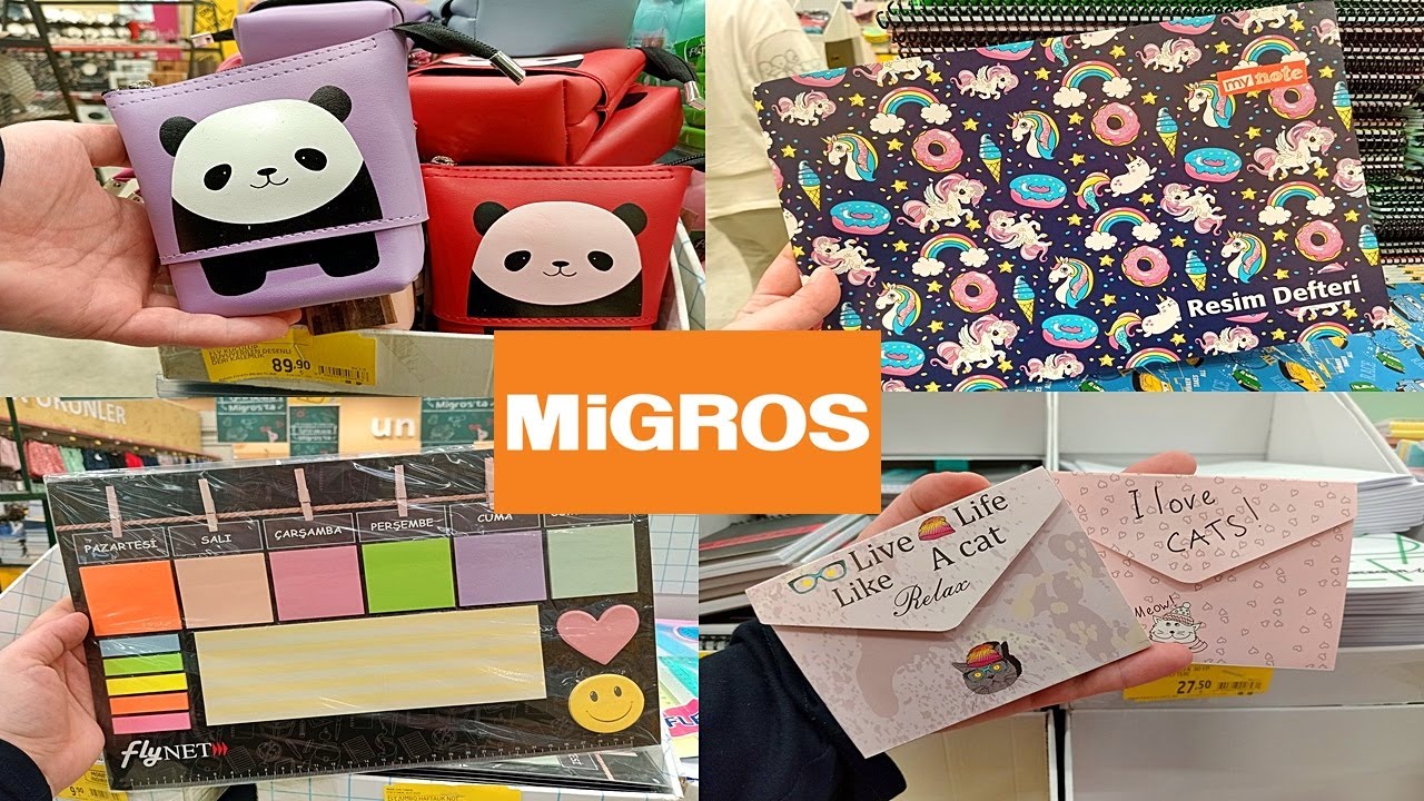OKULA DÖNÜŞ MİGROS OKULA MALZEMELERİ🔊 OKUL ALIŞVERİŞİ BACK TO SCHOOL