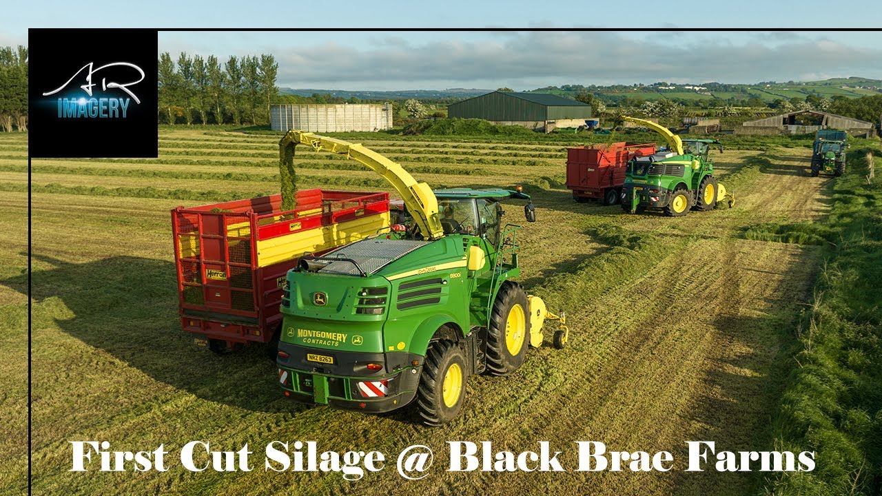Black Brae Farms First Cut Silage with Montgomery Contracts