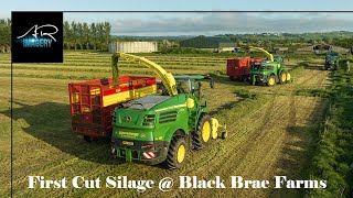 Black Brae Farms First Cut Silage with Montgomery Contracts