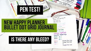 Pen Test | NEW Happy Planner Bullet Dot Grid Journals