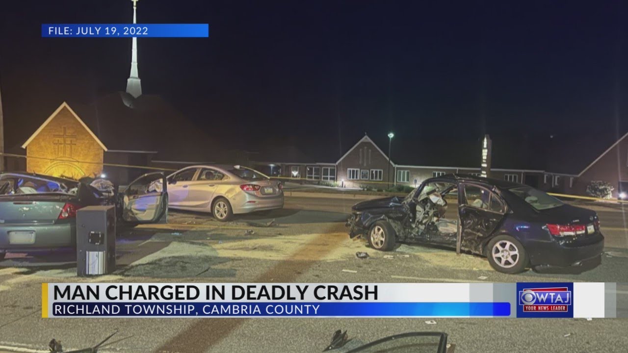 Johnstown man charged with homicide by vehicle in 2022 crash - YouTube