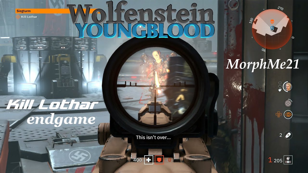 Wolfenstein Youngblood part 34 Raid Lab X p4 Kill Lothar (endgame
