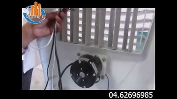 Tháo motor quạt ly tâm bảo dưỡng hoặc thay thế mới motor quạt ly tâm máy làm mát hicool i