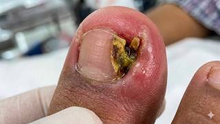 Wow, Super Thick Onychomycosis Requires Careful Trimming! #toenails #3
