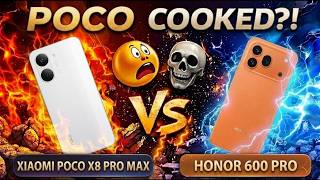 Poco X8 Pro Max vs Honor 600 Pro Full Phone Specs Comparison! Gaming, Camera, Battery & Display Test