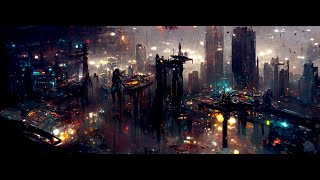 Visions of a Cyberpunk City (made with Disco Diffusion V4.1)