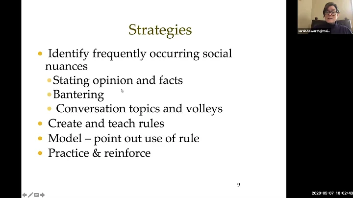 Teaching Social Nuances and Social Skills in the H...
