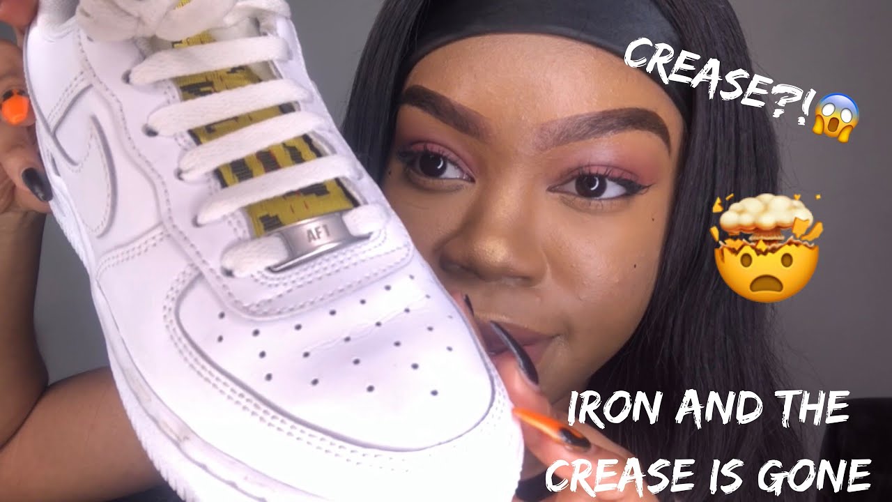 how to avoid creasing af1