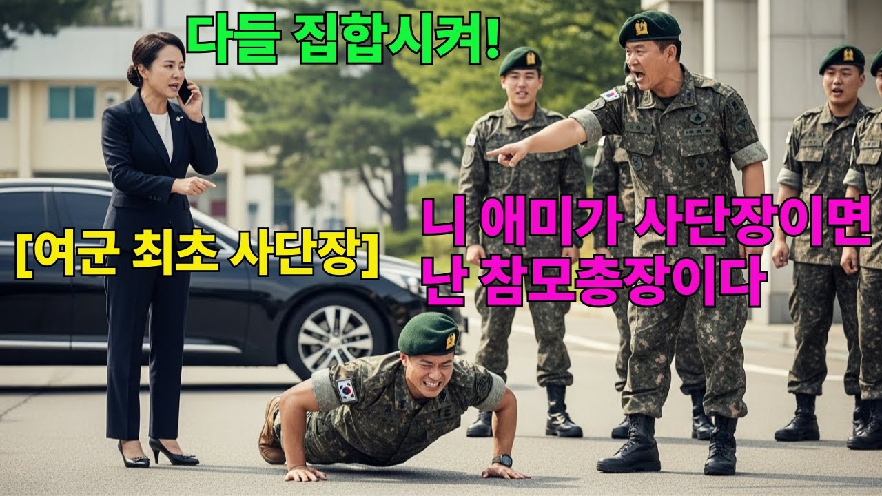 특전사 아들 면회 온 엄마 앞에서 아들 구타행위 하는 대대장, 엄마가 여군 최초 투스타 사단장인 것을 몰랐다