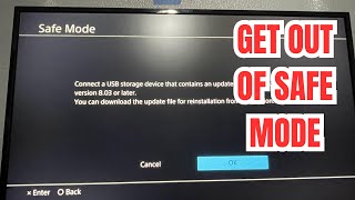 How to Get Your PS4 Out of Safe Mode
