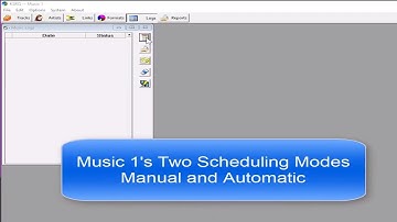 Scheduling - Music Scheduling Interactive vs. Automatic