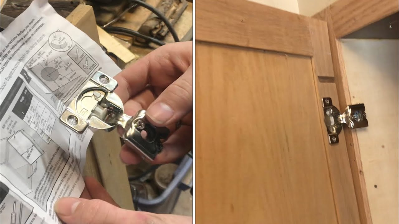 installing overlay soft close face frame hinge “tricky” (brainerd h70300l  np cp)