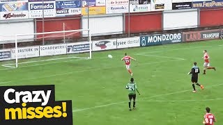 Crazy Football Misses Compilation | Open Goal Misses, and More!