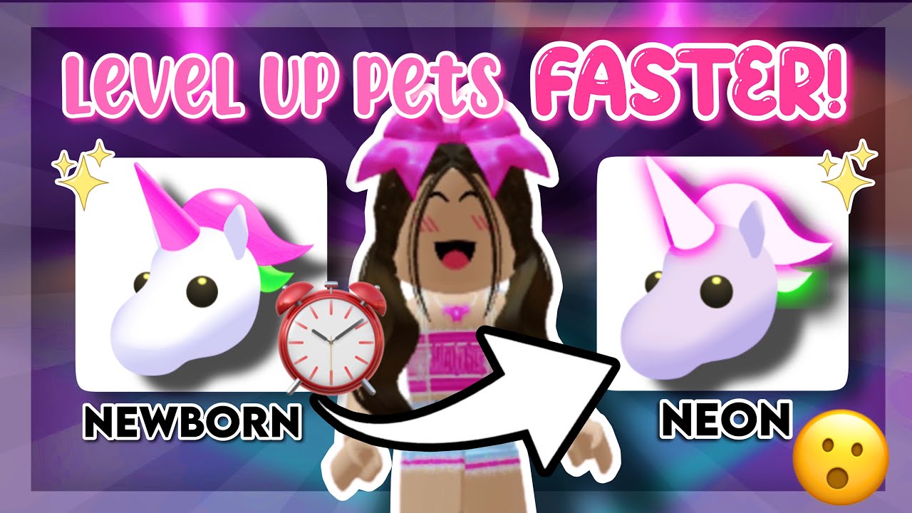 How To AGE UP Pets FASTER In Adopt Me 😱 