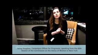 Day 1: Progressio reports from CSW in New York