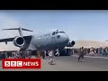 Deaths reported at Kabul airport as Afghans try to flee Taliban - BBC News