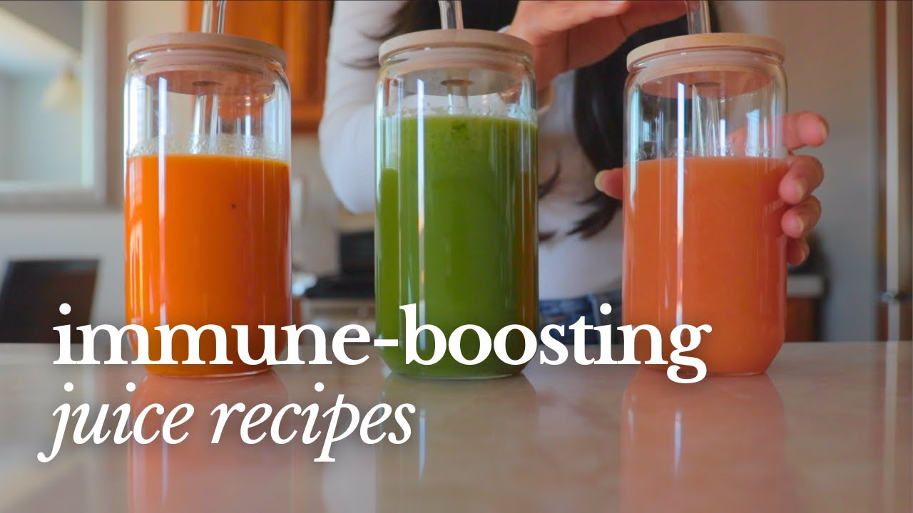 3 Juices to Fight Off Colds and Keep Your Immune System Strong 🧡🍋