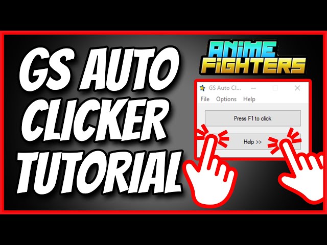 COMO CONFIGURAR O GS AUTO CLICKER #roblox #attanimefigthers #animefigt