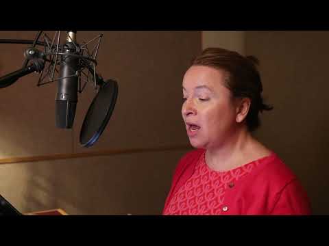 Rachel Clarke records her audiobook THE STORY OF A HEART