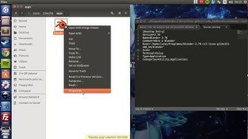 Adicionando atalhos barra lateral Ubuntu (Arquivo .desktop na descrição)