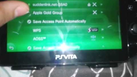 HOW TO connect to WIFI on PS VITA