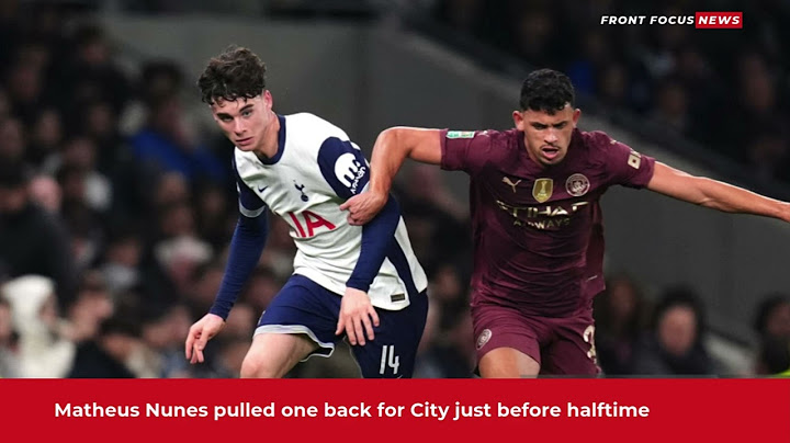 Tottenham Hotspur 2-1 Man City | Carabao Cup Highlights