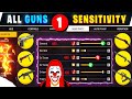 All guns headshot sensitivity 🔥 || Headshot setting in tamil || After update headshot sensitivity 🎯