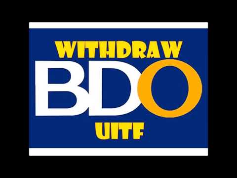 How to withdraw UITF funds from BDO online