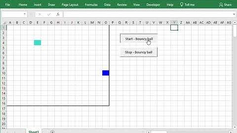 Bouncy Ball - VBA Excel