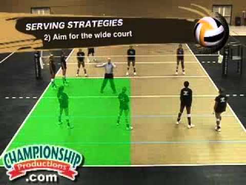 Volleyball Techniques and Tactics to Win the Serve