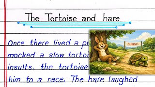 The Tortoise And The Hare Bedtime Story In English