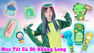 Thử Thách Mua Tất Cả Đồ Khủng Long Tại Shop Vê Vê House - Vê Vê Channel