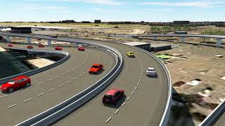 LAX Airfield and Terminal Modernization Project – Visual Simulation #2 of Proposed Roadway