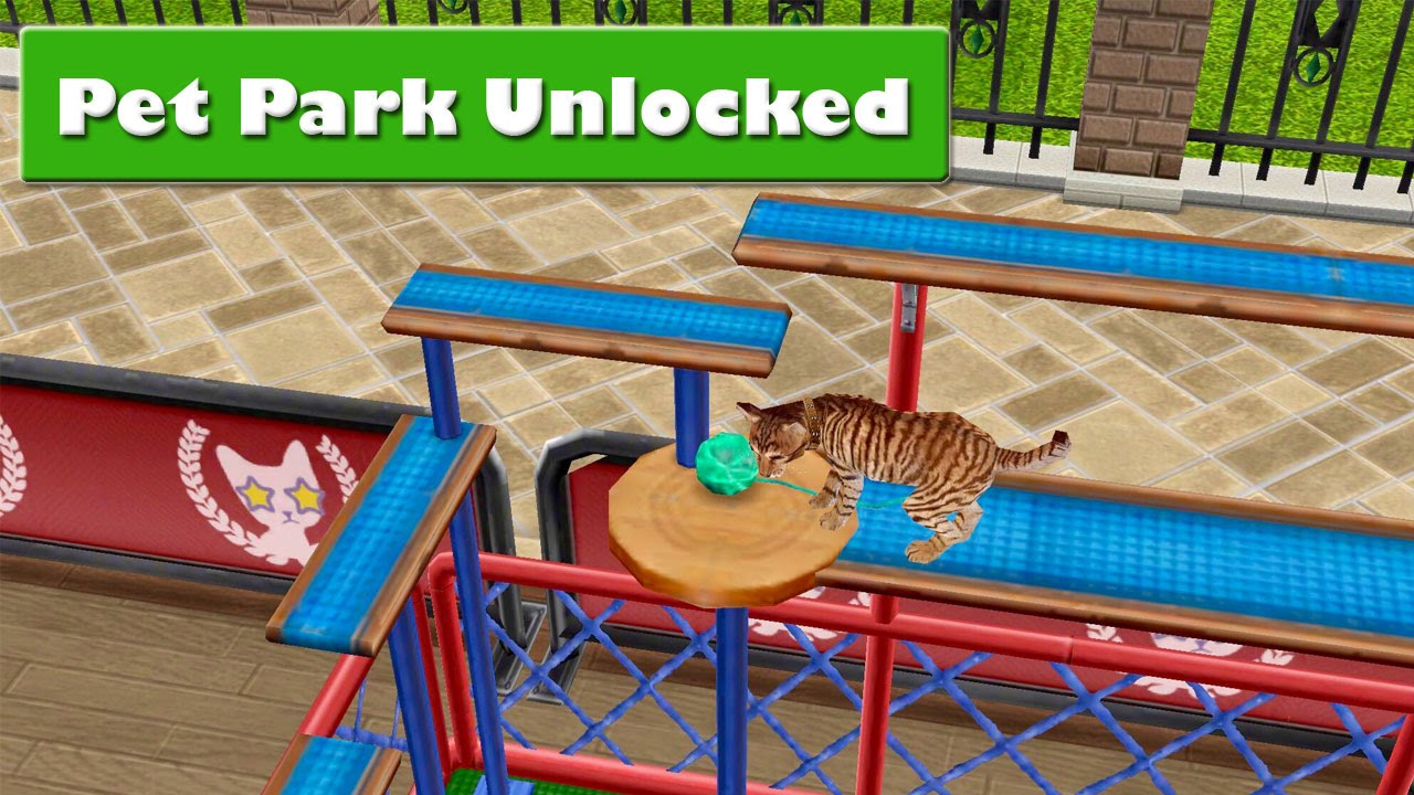 Sims Freeplay Pet Park Unlocked Youtube