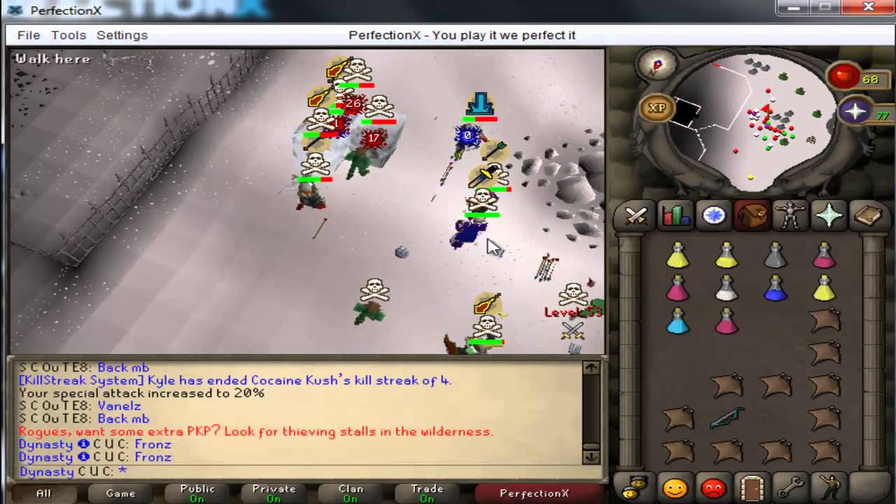 PerfectionX RSPS Clan Pking Dynasty!