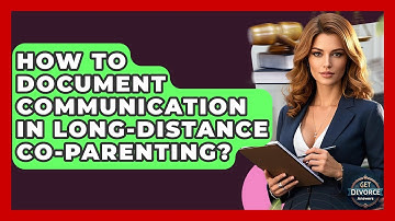 How To Document Communication In Long-distance Co-parenting? - Get Divorce Answers
