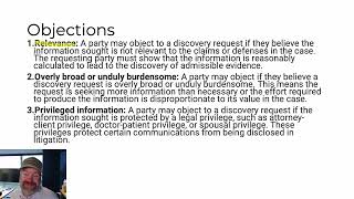 Discovery Objections 101: What You Can Say ‘No’ To