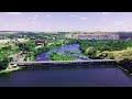 ГЭС в г.Гайворон  - 2020. Одна из самых больших ГЭС на реке Южный Буг - УКРАИНА.