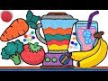 Carrot vegetable, Belajar Menggambar dan Mewarnai untuk Anak | Clay coloring and Drawing