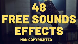 🎵🎵 Projeleriniz İçin Ücretsiz 48 Adet Ses Efekti 🎵🎵 SOUND EFFECTS PACK! - 50+ SOUND EFFECTS PART - 4 Resimi