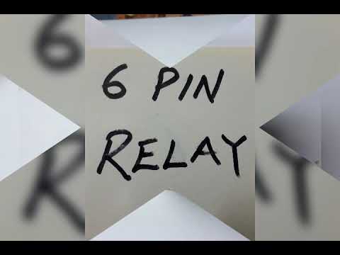 How 12v 6 Pin Relay Works Youtube