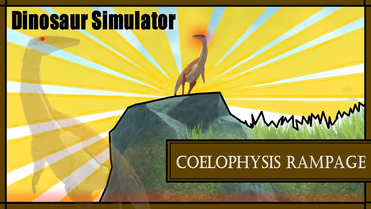 Coelophysis Rampage Dinosaur Simulator Roblox YouTube 