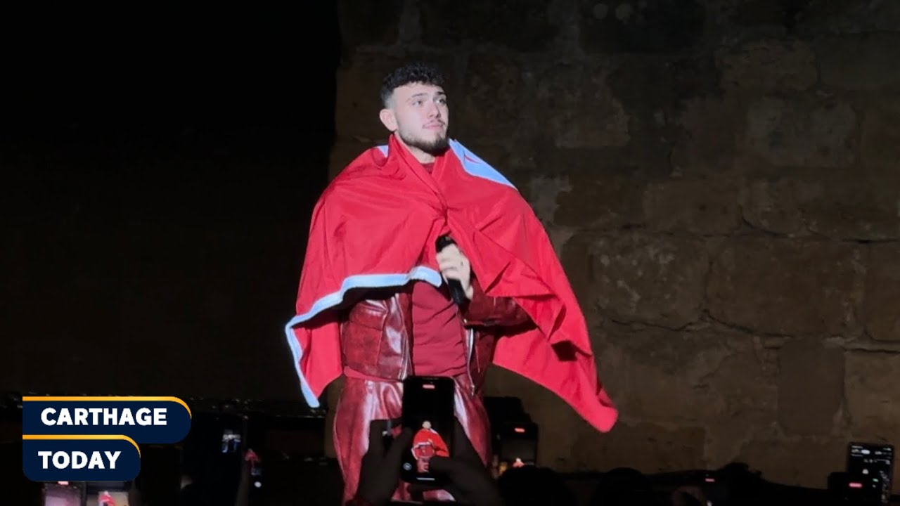 حفل الفنان السوري  الشامي 🇸🇾 على مسرح قرطاج 🇹🇳